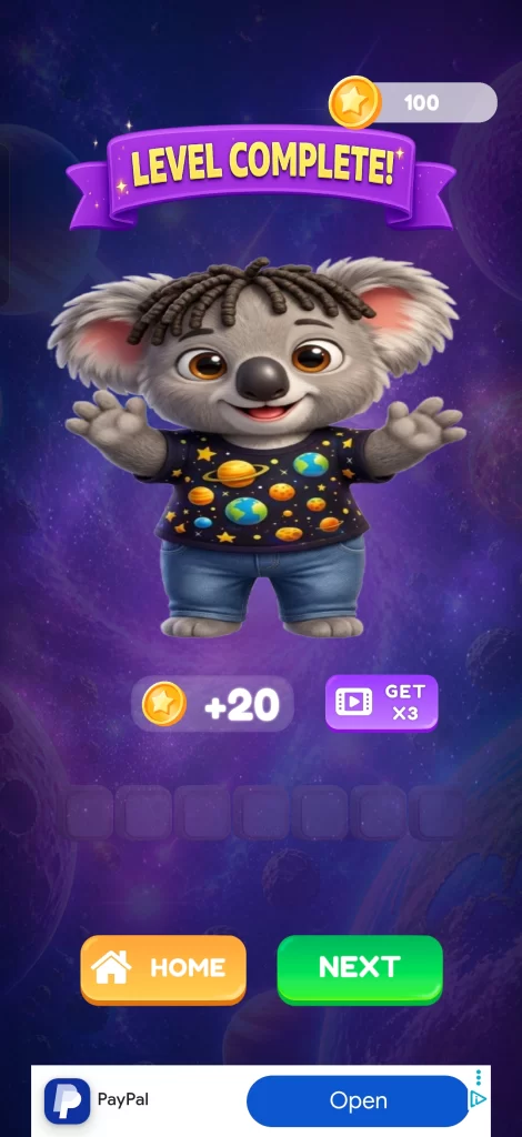 Matching across the galaxy: Talking Koala Kam’s Triple Match with Albert Dorn 6 Koala Kam’s Triple Match - Level complete