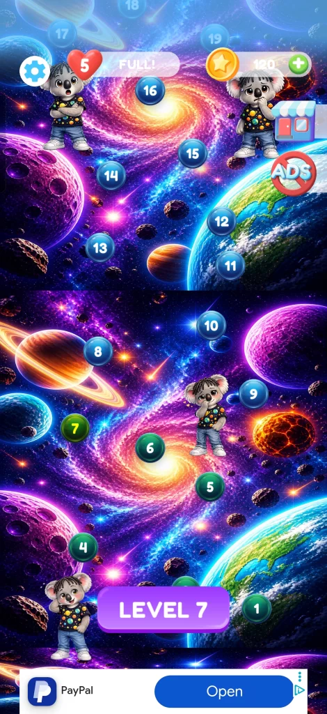 Matching across the galaxy: Talking Koala Kam’s Triple Match with Albert Dorn 7 Koala Kam’s Triple Match - Map