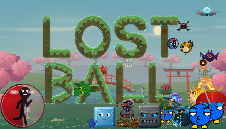 Lost Ball - Logo and key art