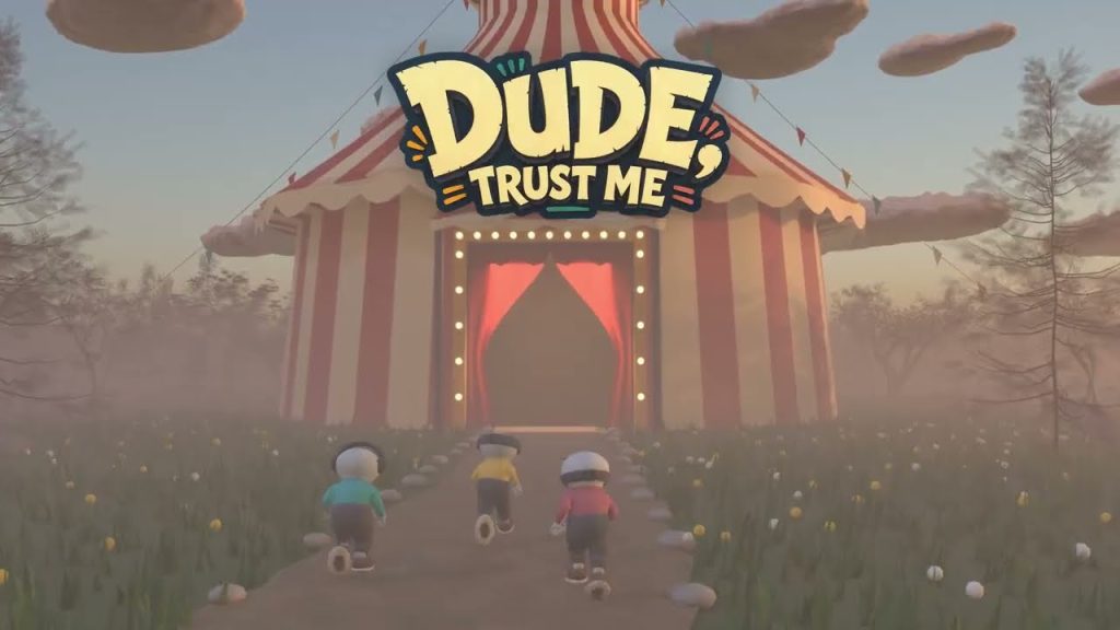 Dude, Trust Me - Logo and key art