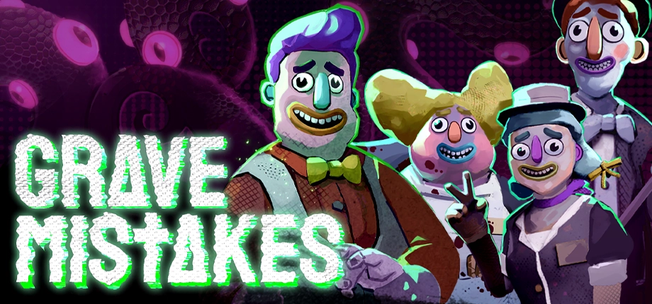Grave Mistakes - Logo and key art