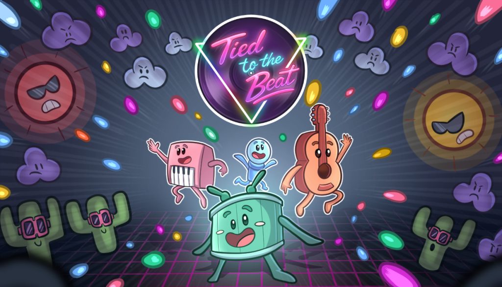 Tied to the Beat - Logo and key art