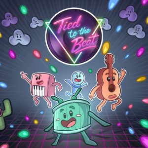 Tied to the Beat - Logo and key art