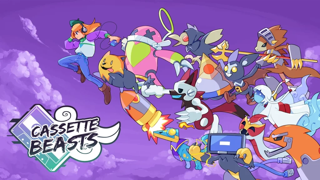 Cassette Beasts - Logo and key art